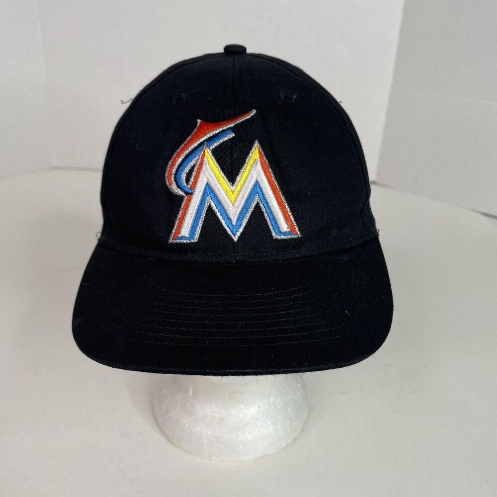 Florida Marlins Baseball Hat, Black, Youth Adjustable Cap, OC Sports,